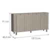 Obrazek Komoda Novado 2nv 180 Clay Gray