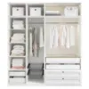 Obrazek Szuflada angielska szafy 2DX 2 szt. Ultra biały