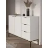 Obrazek Komoda Austin biały/czarny