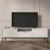 Obrazek Szafka RTV 175 Austin biały/czarny