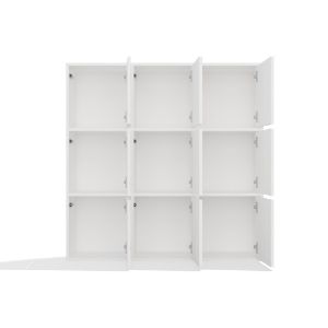 Obrazek Regał Carl H biały z drzwiami