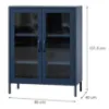 Obrazek Witryna Metalowa Gina Modern Dark Blue