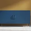 Obrazek Szafka RTV Metalowa Rosa Modern Dark Blue