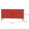 Obrazek Szafka RTV Metalowa Rosa Modern Red