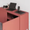 Obrazek Szafka RTV Metalowa Rosa Modern Red