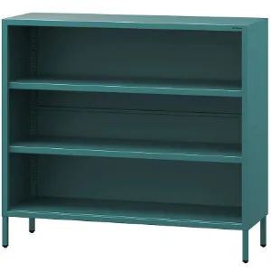 Obrazek Regał Metalowy Niski  Luca Modern Sea Green