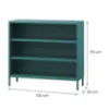 Obrazek Regał Metalowy Niski  Luca Modern Sea Green
