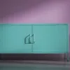 Obrazek Szafka RTV Metalowa Rosa Modern Sea Green
