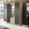 Obrazek Szafa Nelly 3d Lustro Cashmere/Lamela Artisan