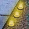 Obrazek Lampa najazdowa solarna Sagita Dyski x4 46833