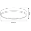 Obrazek Plafon MAQ ML1660 18W CCT WHITE PL