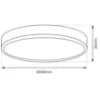 Obrazek Plafon MAQ ML1774 18W CCT WOOD PL