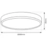 Obrazek Plafon MAQ ML1776 32W CCT WOOD PL