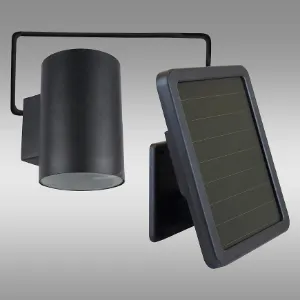 Obrazek Kinkiet solarny Lampada VO2840 Czarny góra/dół K1