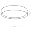 Obrazek Plafon WALD 1382 34W LED PL1