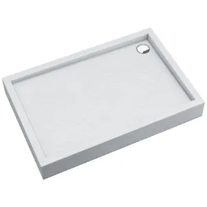 Obrazek Brodzik prostokątny Astrix 80x120x16 biały struktura AQM4738BST
