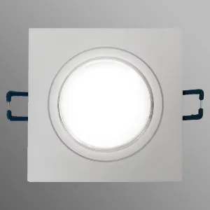 Obrazek Lampa LED oczko biały matowy kwadrat
