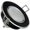 Obrazek Lampa LED oczko czarny szczotkowany okrągły