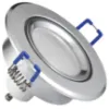 Obrazek Lampa LED oczko srebrny piaskowany okrągły