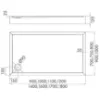 Obrazek Brodzik prostokątny Black Mat 80x100x12 Espera Plus AQM4636CMG