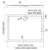 Obrazek Brodzik prostokątny90x120x5 Espera AQM267