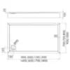 Obrazek Brodzik prostokątny 80x120x12 Espera Plus AQM4638