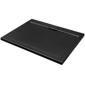 Obrazek Brodzik prostokątny Axim Ultraslim Stone Effect New 120x90 czarny