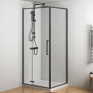 Obrazek Kabina prysznicowa Etna 120x80 black