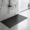 Obrazek Brodzik prostokątny Bazalt Long black 80x100