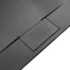 Obrazek Brodzik prostokątny Bazalt Long black 90x120