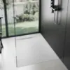 Obrazek Brodzik kwadratowy Bazalt white 90x90