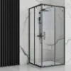 Obrazek Brodzik kwadratowy Bazalt white 90x90