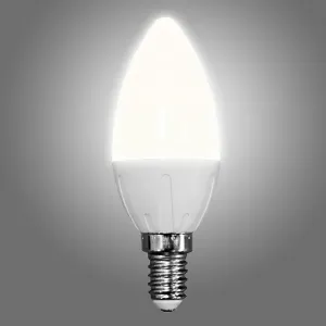 Obrazek Żarówka LED EM 6W C35 E14 6500K