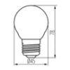 Obrazek Żarówka LED EM 6W G45 E27 2700K