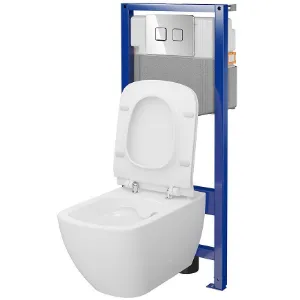 Obrazek Zestaw podtynkowy Set B999 50 Metropolitan przycisk chrom