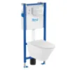 Obrazek Zestaw podtynkowy Gap Round CPT 48 cm Duplo Nova chrom przycisk z deską A893106570