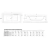 Obrazek Wanna Pryzmat Slim 180x80