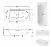 Obrazek Wanna Avita slim 170/75 L+nogi
