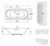 Obrazek Wanna Avita slim 180/80 L+nogi