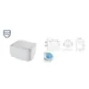 Obrazek Miska Rock Rimless z deską w-o spłukiwanie wirowe