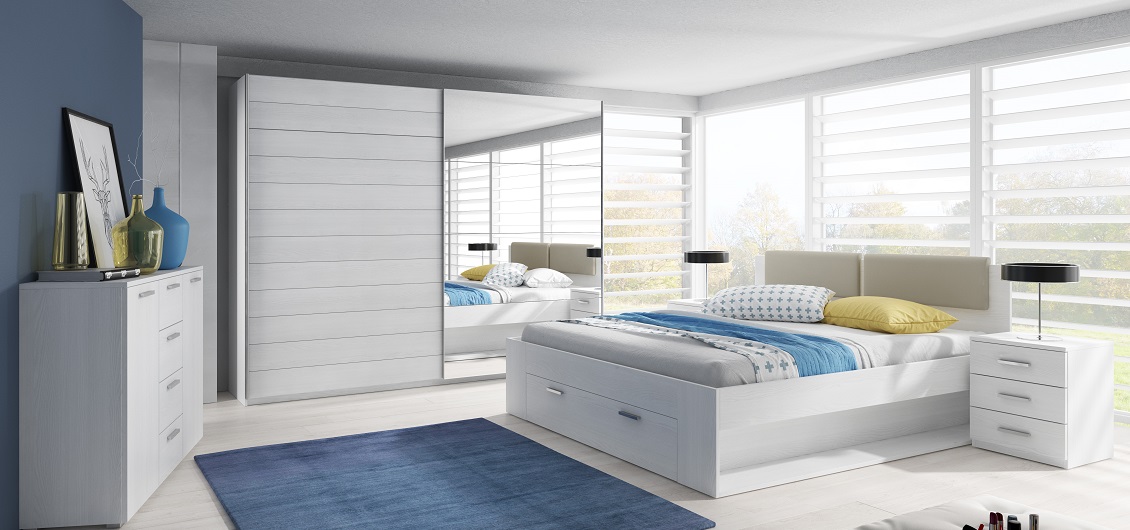 Sypialnia Galaxy biały abisko