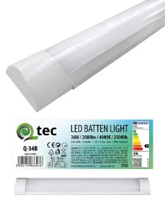 Obrazek Oprawa Batten Led Biała 36W Q-34b