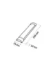 Obrazek Oprawa Batten Led Czarna 9W Q-31b