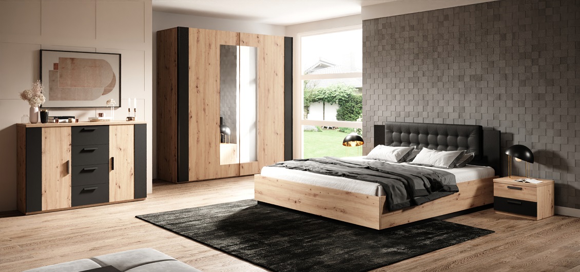 Sypialnia Sigma dąb artisan