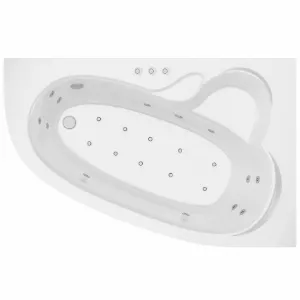 Obrazek Wanna z hydromasażem Madura 160/105 P 12DW+10DP sterowanie pneumatyczne