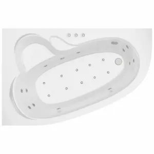 Obrazek Wanna z hydromasażem Madura 170/110 L 12DW+10DP sterowanie pneumatyczne