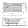 Obrazek Wanna WP/MO 80X180 BIEW+STW