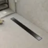 Obrazek Odwodnienie liniowe pod płytkę + pełne odwracalne czarny mat 900