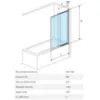 Obrazek Parawan LINER czarny profil kaex.2930.1100.lp