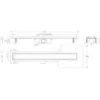 Obrazek Odwodnienie Liniowe Odwr Duplex Czarne Abs+Inox 900
